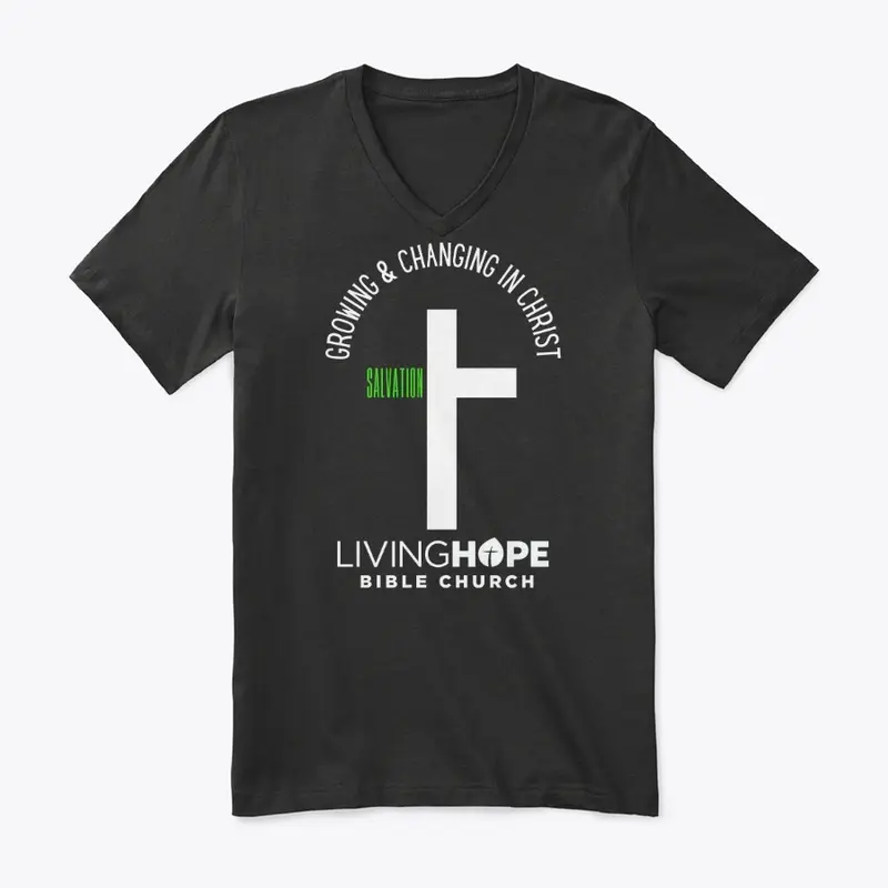  Living Hope Cross T-shirt, V-neck